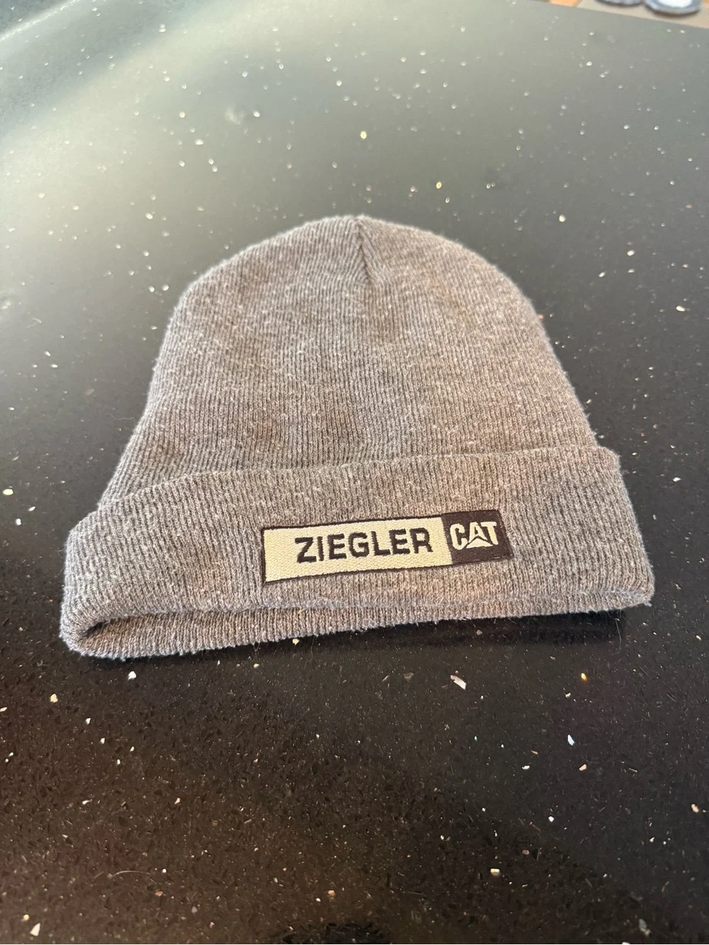 Ziegler CAT Gray Knit Beanie